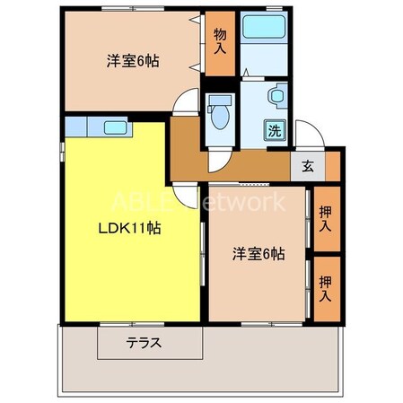 リシェスＭ Ａ棟の物件間取画像